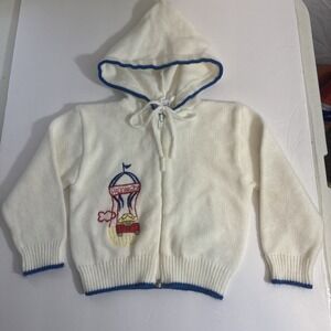 Vintage Beatrix Potter Quiltex Baby Sweater Jacket Paddington Bear Size 24 Month